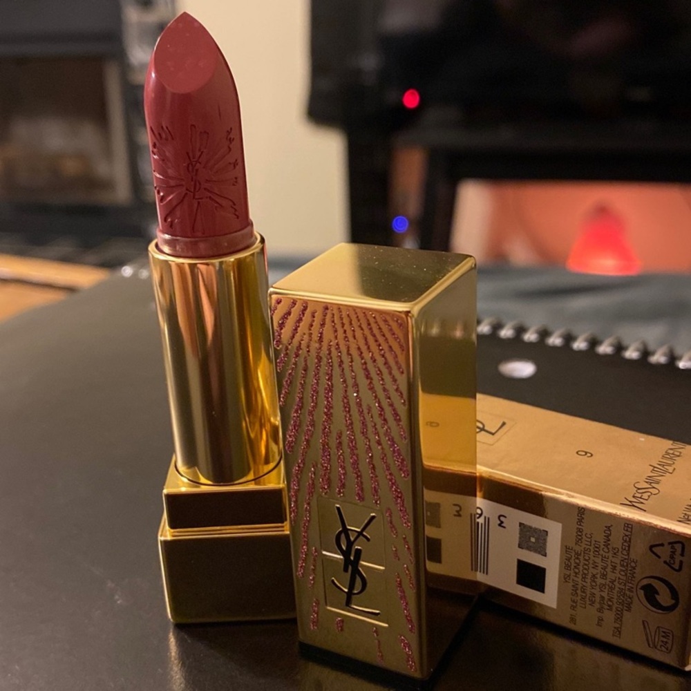 YSL Rose Stiletto 9 Dazzling Lights lipstick rouge pur couture